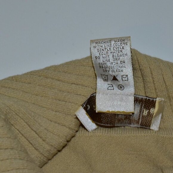 Doncaster long Sleeve Button Turtleneck Pullover Sweater Top Size XL - Picture 9 of 9